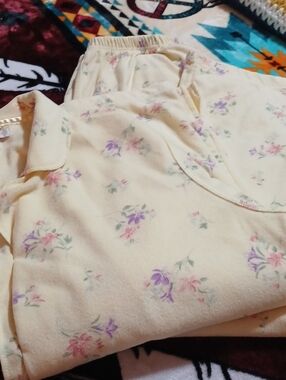 Women's Yellow Floral Pajama Set